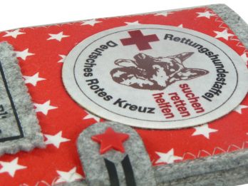 DRK Rettungshundestaffel Hülle für das Dienstbuch