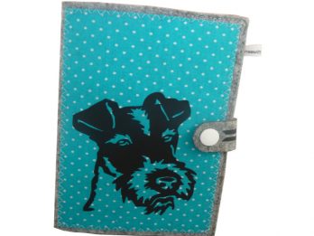 Foxterrier Rauhaar Hundepass Hülle für den Impfpass