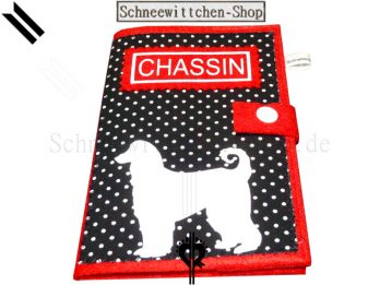 Afghanischer Windhund EU-Heimtierausweis Hundepasshülle Tierpersonalausweis Chassin