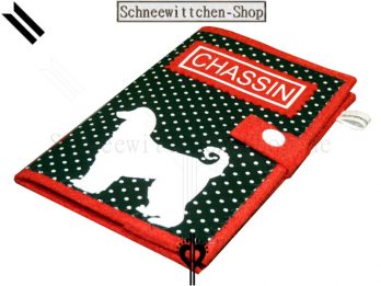 Afghanischer Windhund EU-Heimtierausweis Hundepasshülle Tierpersonalausweis Chassin