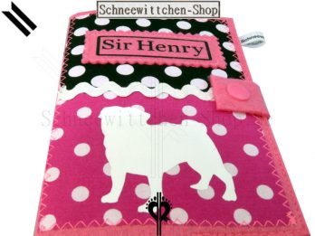 MOPS EU-Heimtierausweis Hülle Tierpasshülle Hundepasshülle Sir Henry