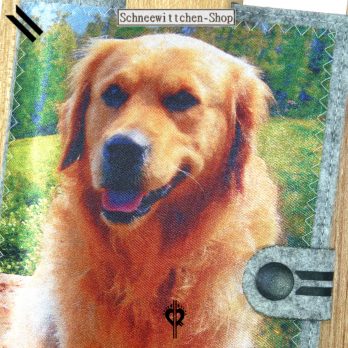 Labrador Retriever Echtbild Hundepass Hülle für den Impfpass