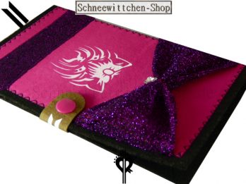 EU-Heimtierausweis | Pink Fliege | Leder