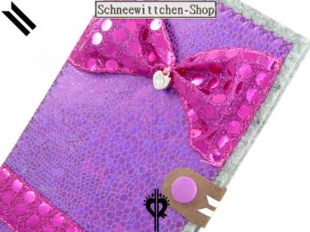 Purple Glitter Snake | Leder | EU-Heimtierausweis