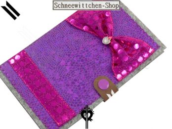 Purple Glitter Snake | Leder | EU-Heimtierausweis