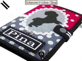 Shih Tzu Pina in Pink EU-Heimtierausweis | Hundepasshülle | Tierpasshülle Pina