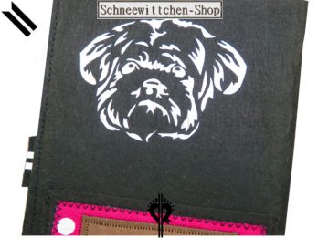 Shih Tzu Pina in Pink EU-Heimtierausweis | Hundepasshülle | Tierpasshülle Pina