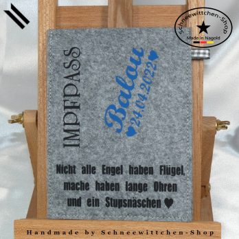 Impfpass Hülle für Hunde mit Sprüche