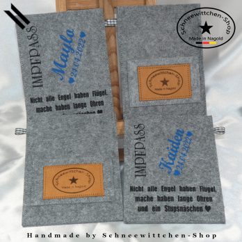 Impfpass Hülle für Hunde mit Sprüche